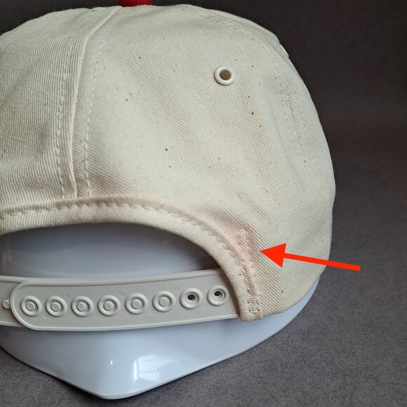 VINTAGE Red Man Golden Blend USED Hat (Snapback, Tobacco, Made in USA) PM - Picture 5 of 10